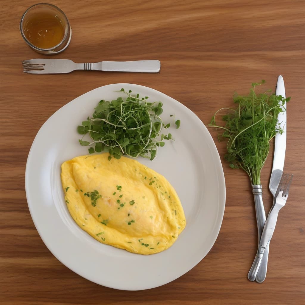 Plain Omelette (2 Eggs)