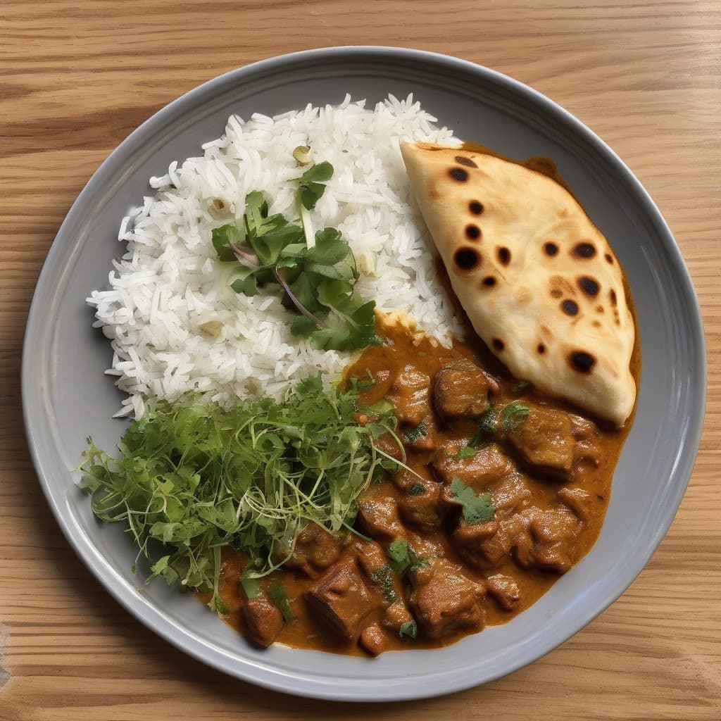 Goat Curry Lunch Combo