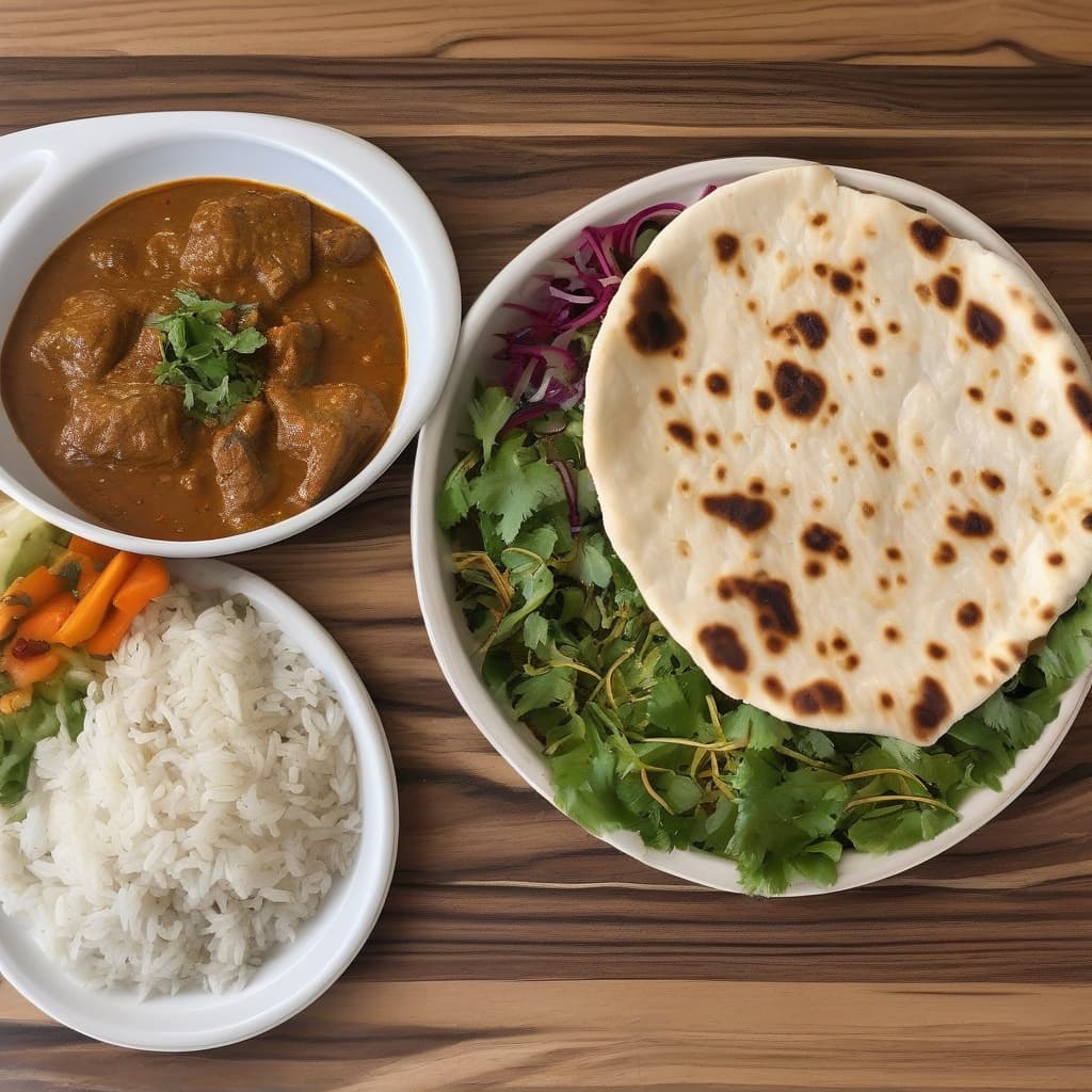 Lamb Curry Lunch Combo