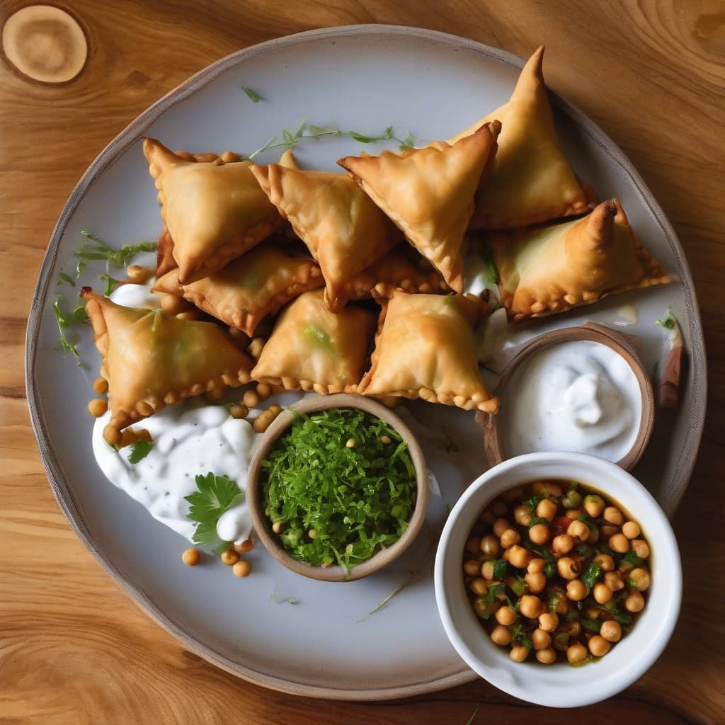 Veggie Samosa Plate